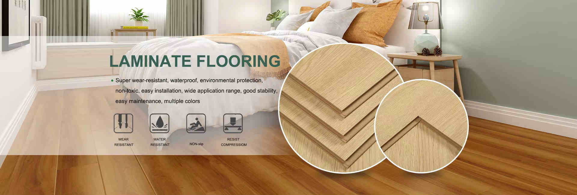 Waterproof Laminate Flooring Tile 