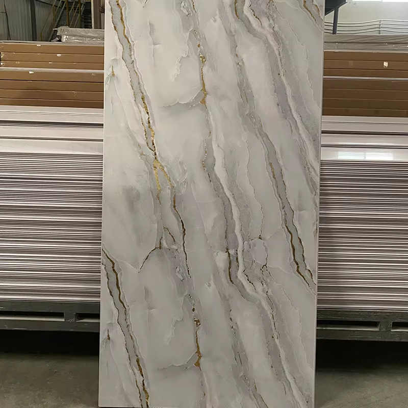 Fire-Retardant PVC Marble UV Wall Panel