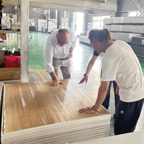 SPC Flooring Factory Inspection